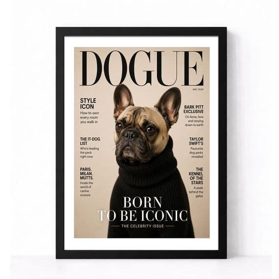 Dog Humour | Dogue Magazine | Born To Be Iconic!