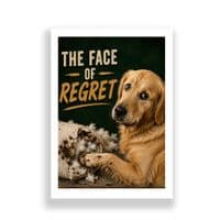 Dog Humour | The Face Of Regret!