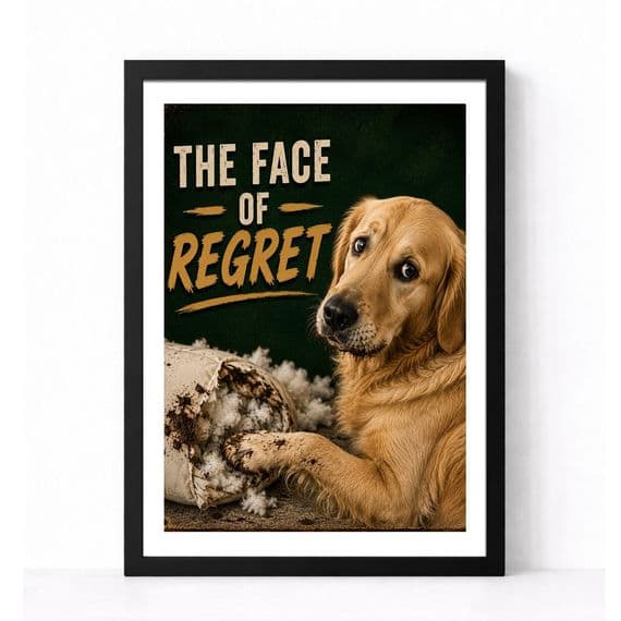 Dog Humour | The Face Of Regret!