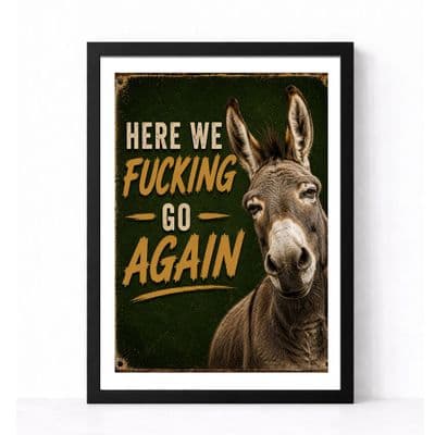 Donkey Humour | Here We F*cking Go Again!