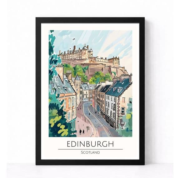 Edinburgh | Scotland | Travel Print