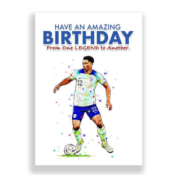 England Birthday Card | Jude Bellingham