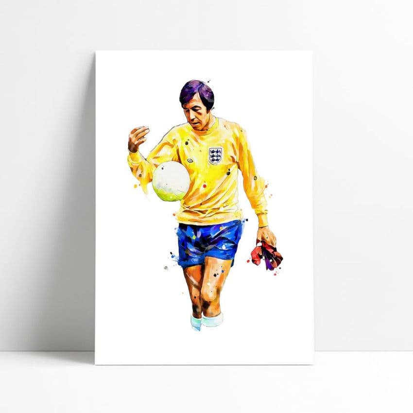 England | Gordon Banks Art Print