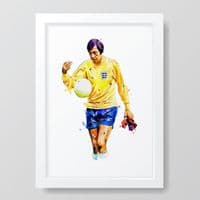 England | Gordon Banks Art Print