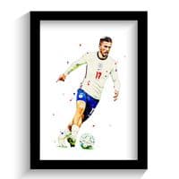 England | Jack Grealish Art Print