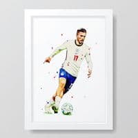 England | Jack Grealish Art Print