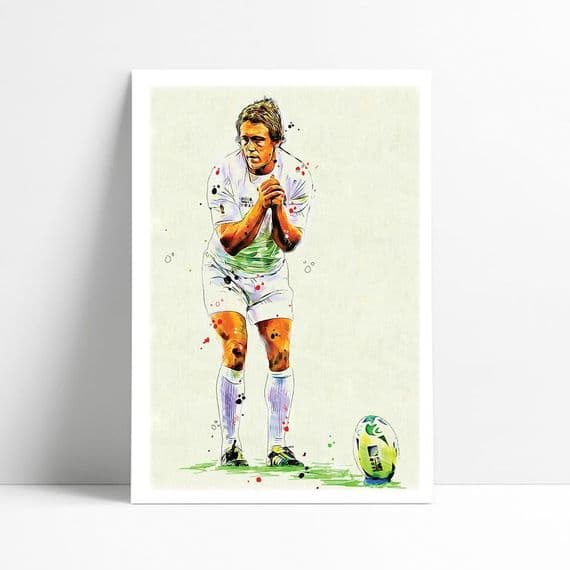 England |  Johny Wilkinson Art Print