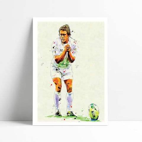 England |  Johny Wilkinson Art Print