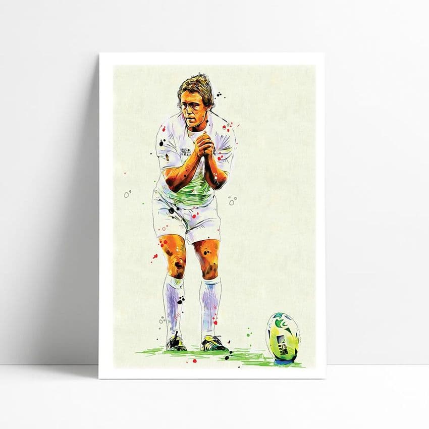 England |  Johny Wilkinson Art Print
