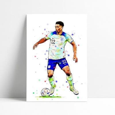 England | Jude Bellingham Art Print