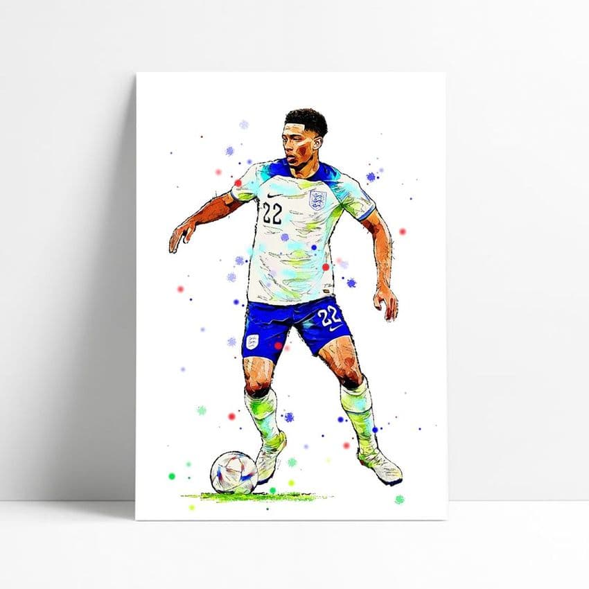 England | Jude Bellingham Art Print