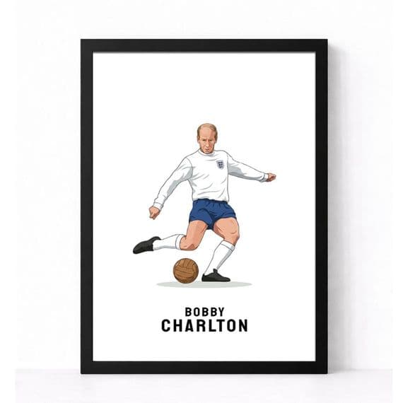England Print | Bobby Charlton