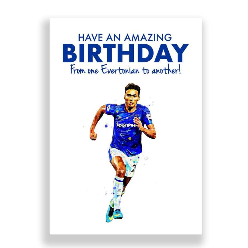 Everton Birthday Card | Dominic Calvert-Lewin