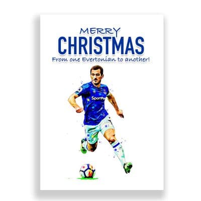 Everton Christmas Card | Leighton Baines