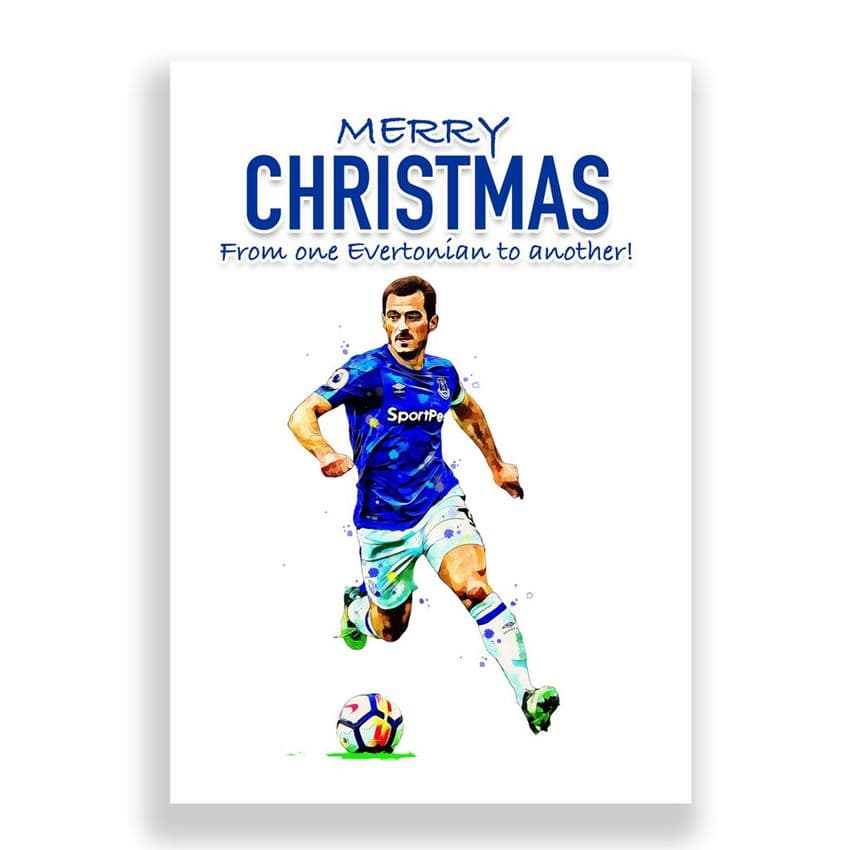 Everton Christmas Card | Leighton Baines