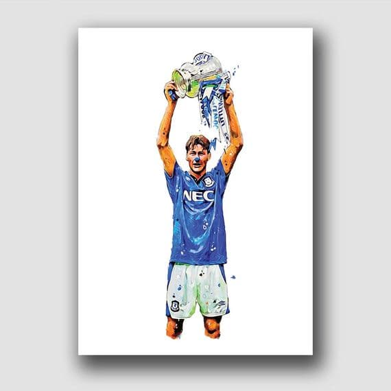 EVERTON - DUNCAN FERGUSON FA CUP