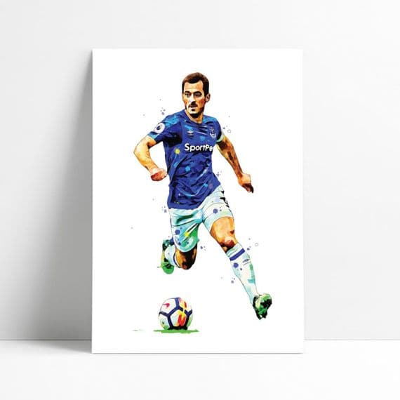 Everton | Leighton Baines Art Print