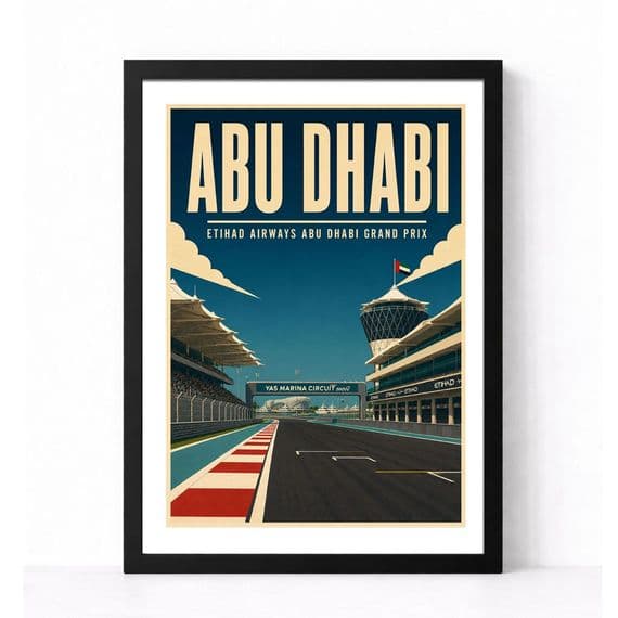 F1 Print | Abihu Dubai Prix Travel Print