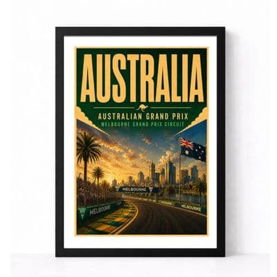 F1 Print | Australia Grand Prix Travel Print