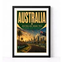 F1 Print | Australia Grand Prix Travel Print