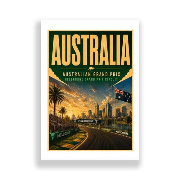 F1 Print | Australia Grand Prix Travel Print