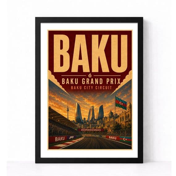 F1 Print | Baku Grand Prix Travel Print
