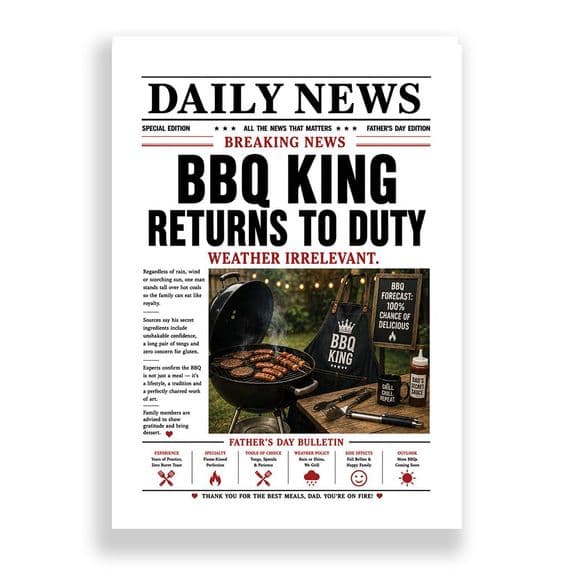 Father's Day  Card | BBQ Dad
