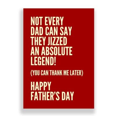 Father's Day  Card | Created A Legend!