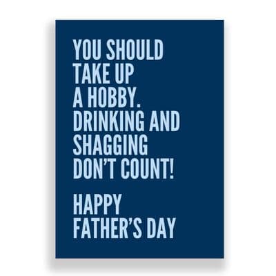 Father's Day  Card | Take Up A Hobby!
