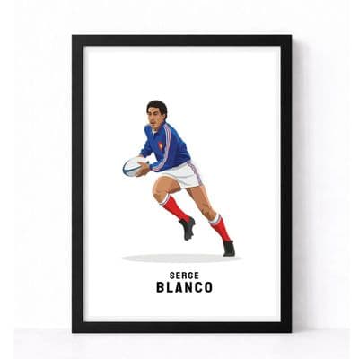 France Rugby Print | Serge Blanco