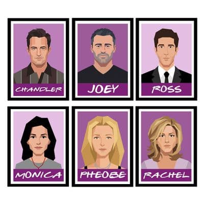 Friends Pop Art Collection