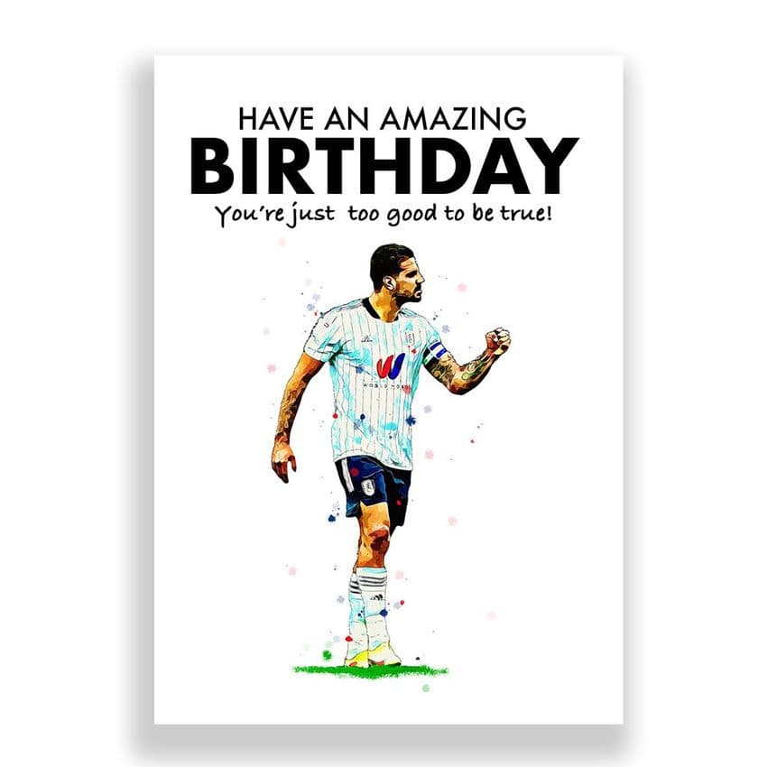 Fulham Birthday Card | Aleksandar Mitrovic
