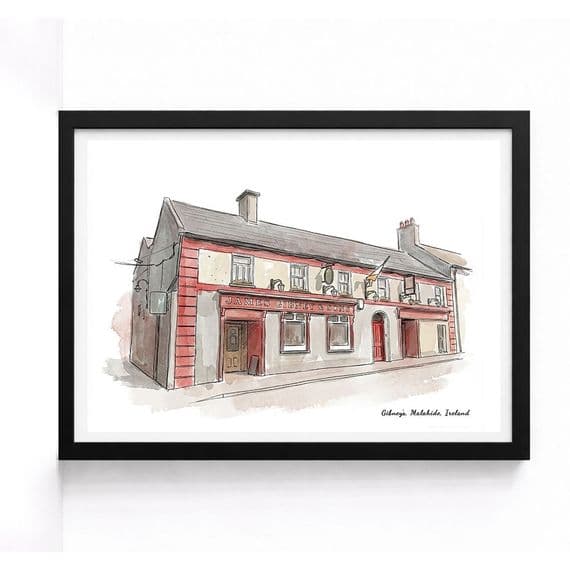 Gibney's Malahide | Dublin | Ireland Pub Art