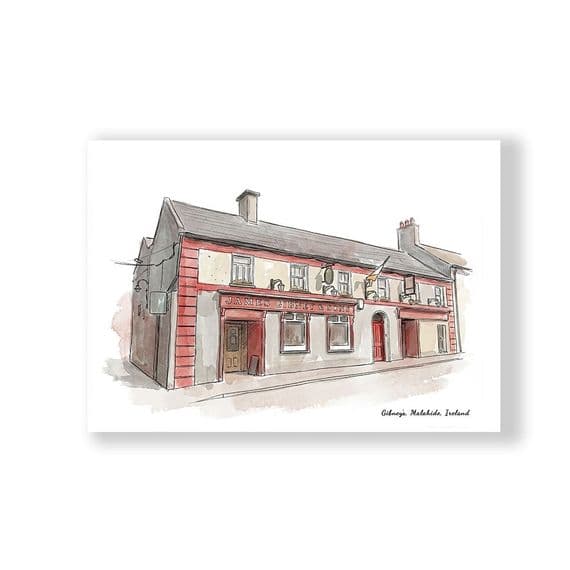 Gibney's Malahide | Dublin | Ireland Pub Art