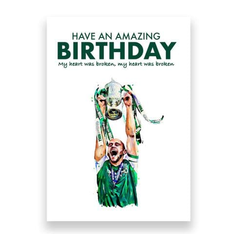 Hibernian Birthday Card | David Gray