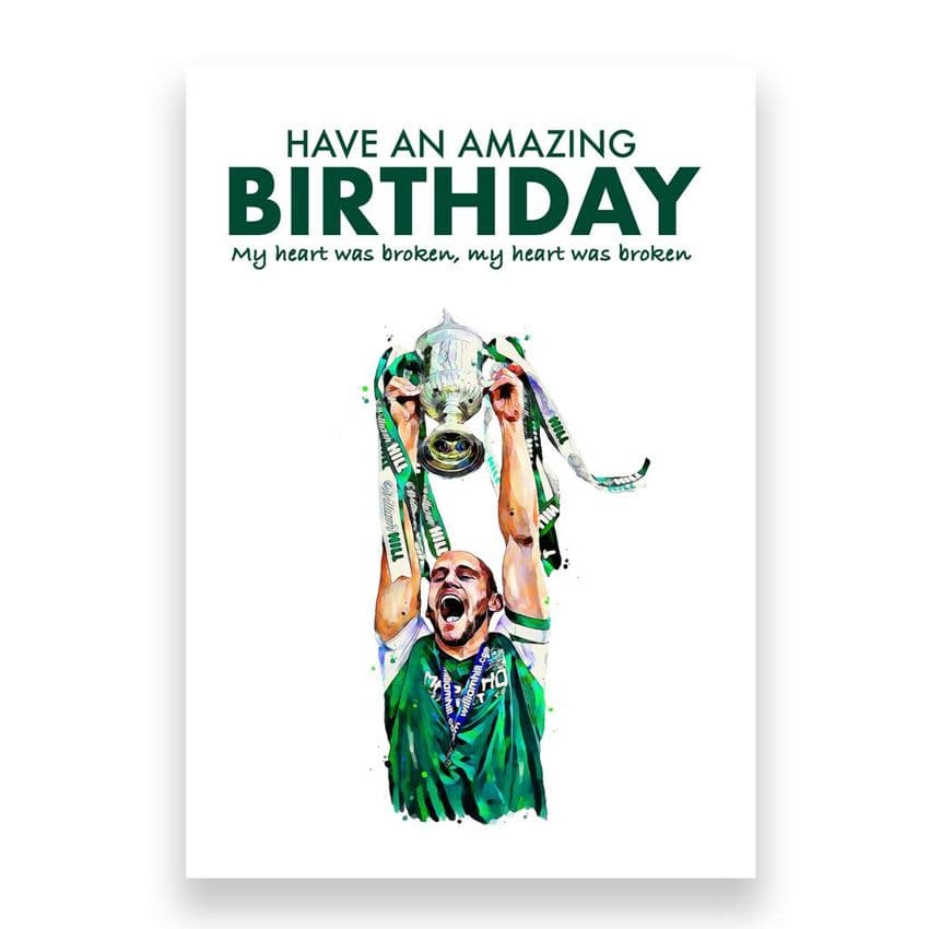 Hibernian Birthday Card | David Gray