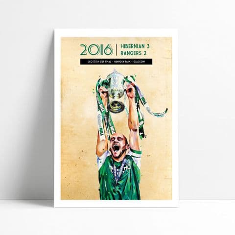 Hibernian | David Gray Retro Art