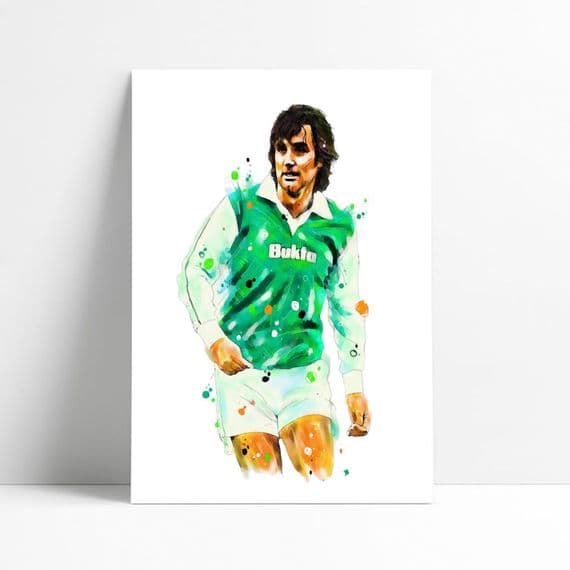 Hibernian | George Best Art Print