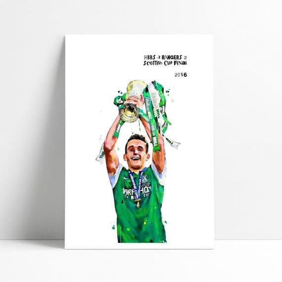 Hibernian | John McGinn Art Print