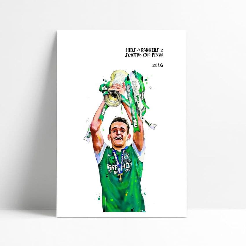 Hibernian | John McGinn Art Print