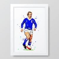 Ipswich Town | Mick Mills Art Print