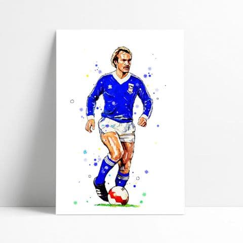 Ipswich Town | Mick Mills Art Print