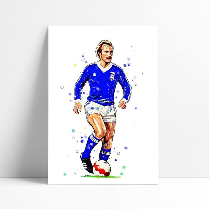 Ipswich Town | Mick Mills Art Print