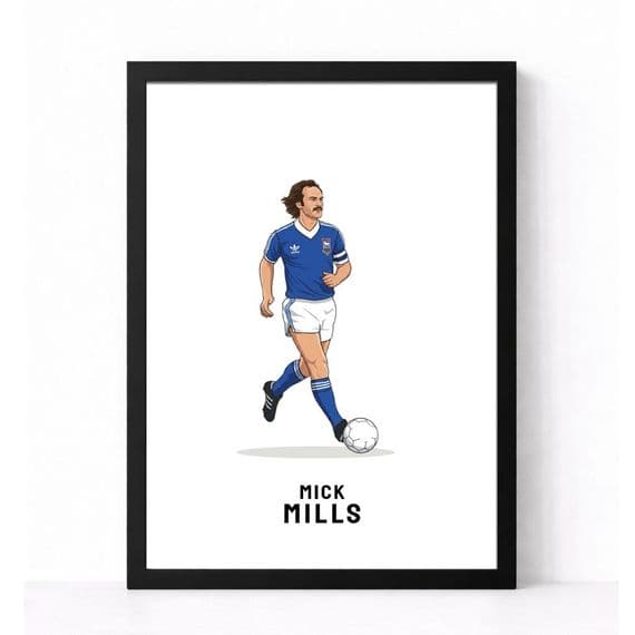 Ipswich Town Print | Mick Mills