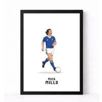 Ipswich Town Print | Mick Mills