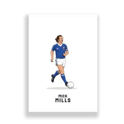 Ipswich Town Print | Mick Mills