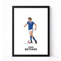 Ipswich Town Print | Terry Butcher