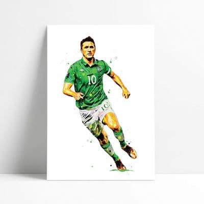 Ireland | Robbie Keane Art Print