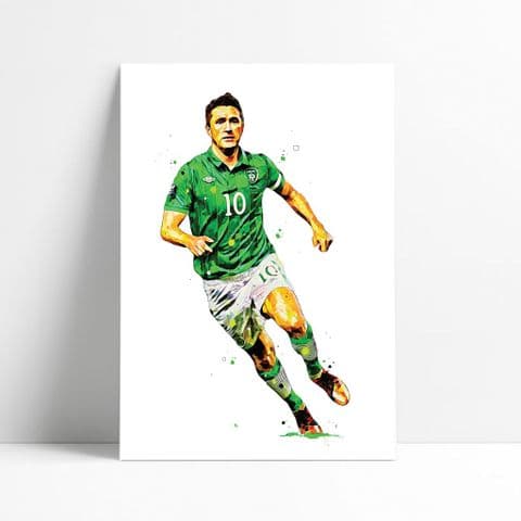 Ireland | Robbie Keane Art Print