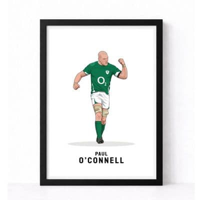 Ireland Rugby Print | Paul O'Connell
